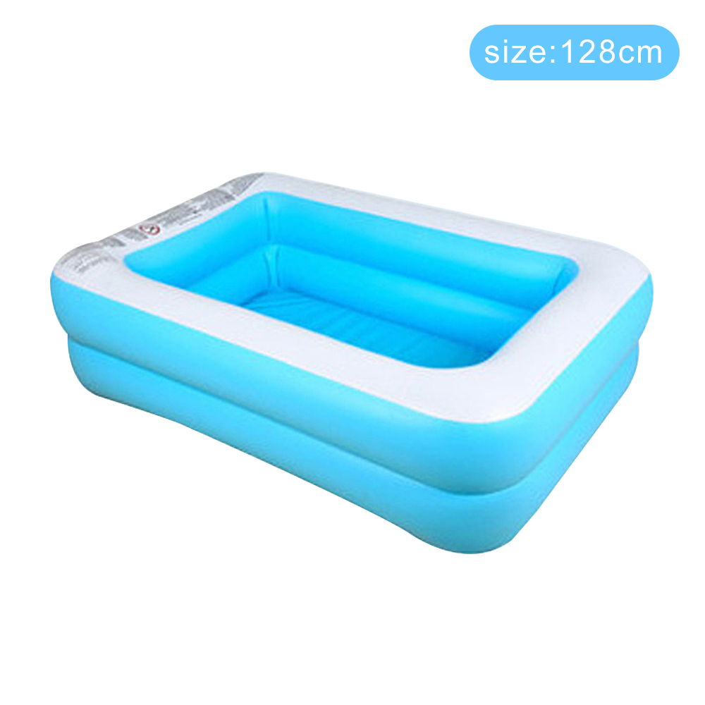 1.5m/1.2m enfants piscine gonflable Double couche solide bulle pour enfants jardin extérieur natation gonflable piscine partie: 128cm