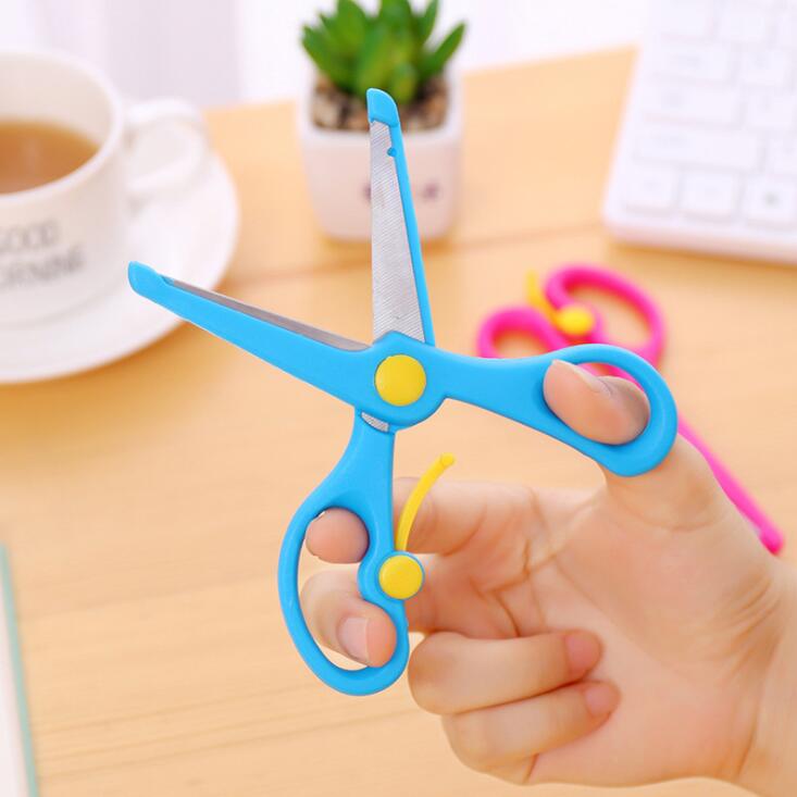 Sharkbang Small KidsHandmade Scissors Students DIY Card Photo Pattern Cutting Scissors School Children Stationery