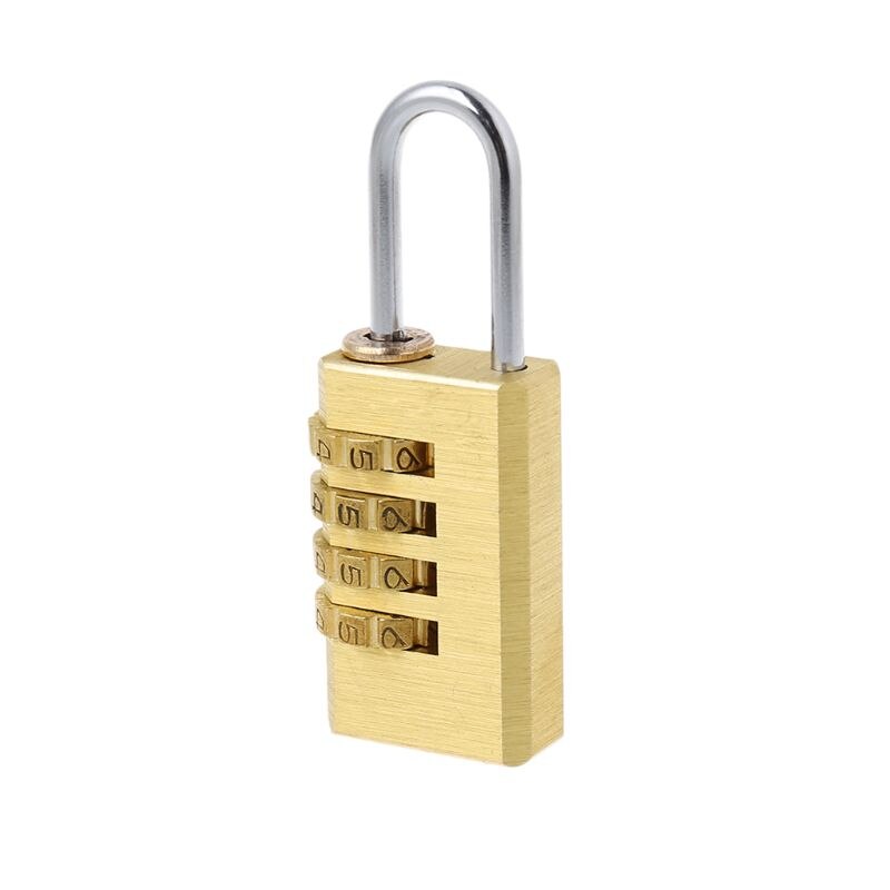 4 Digit Metal Wachtwoord Plus Lock Combinatie Bagage Koffer Hangslot