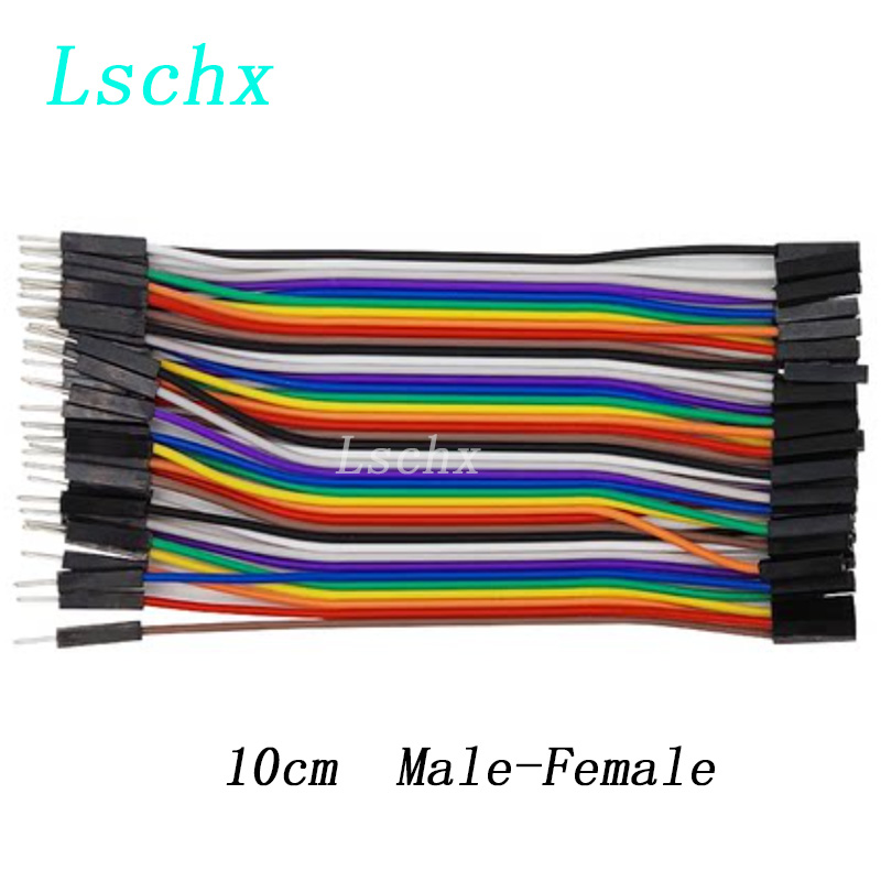 Fils de Raccordement DuPont pour Arduino, Câble de Connexion Mâle à Mâle + Femelle à Femelle et Mâle à Femelle, Kit de Bricolage, 40 Pièces: 10cm Female-Male