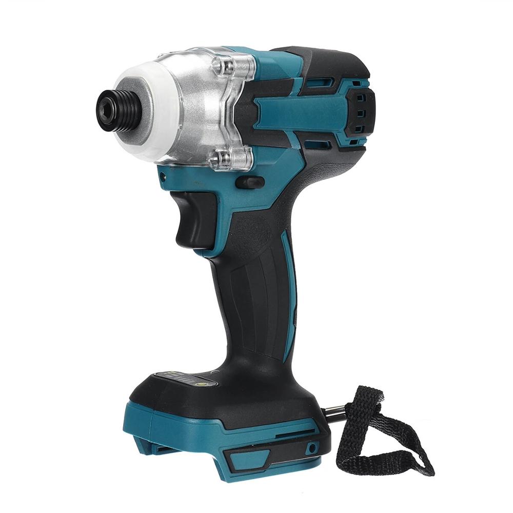 18V Cordless Brushless Impact Electric Screwdriver Stepless Speed Rechargable Wrench Driver Adapted To Makita Battery