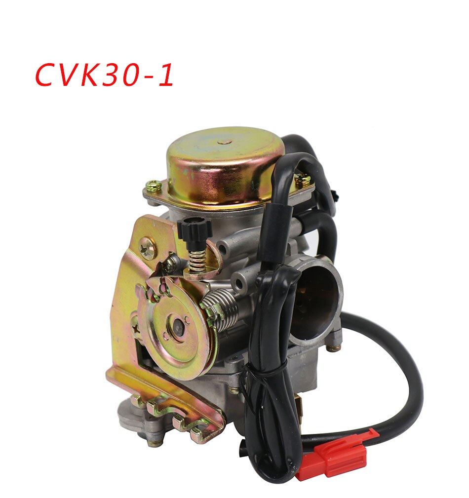 Sclmotos- CVK30 Keihin Motorfiets Carburateur Carb Met Verwarming Voor Talon Linhai Vog Bighorn 260 300 Tank 260 YP250 XY260T atv Utv: CVK30-1