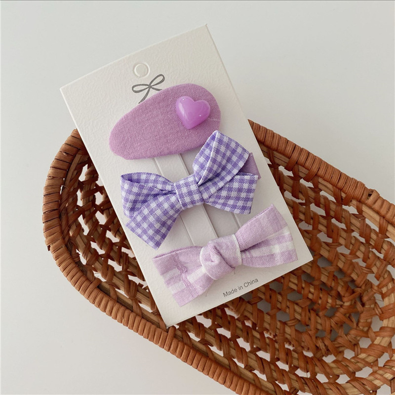 3Stck Bogen Blumen Haar Clip Mädchen Nette Haar Bands Haar Zubehör Handgemachte tuch Headwear Haarnadeln Karikatur Haarnadel Kopfschmuck: 5