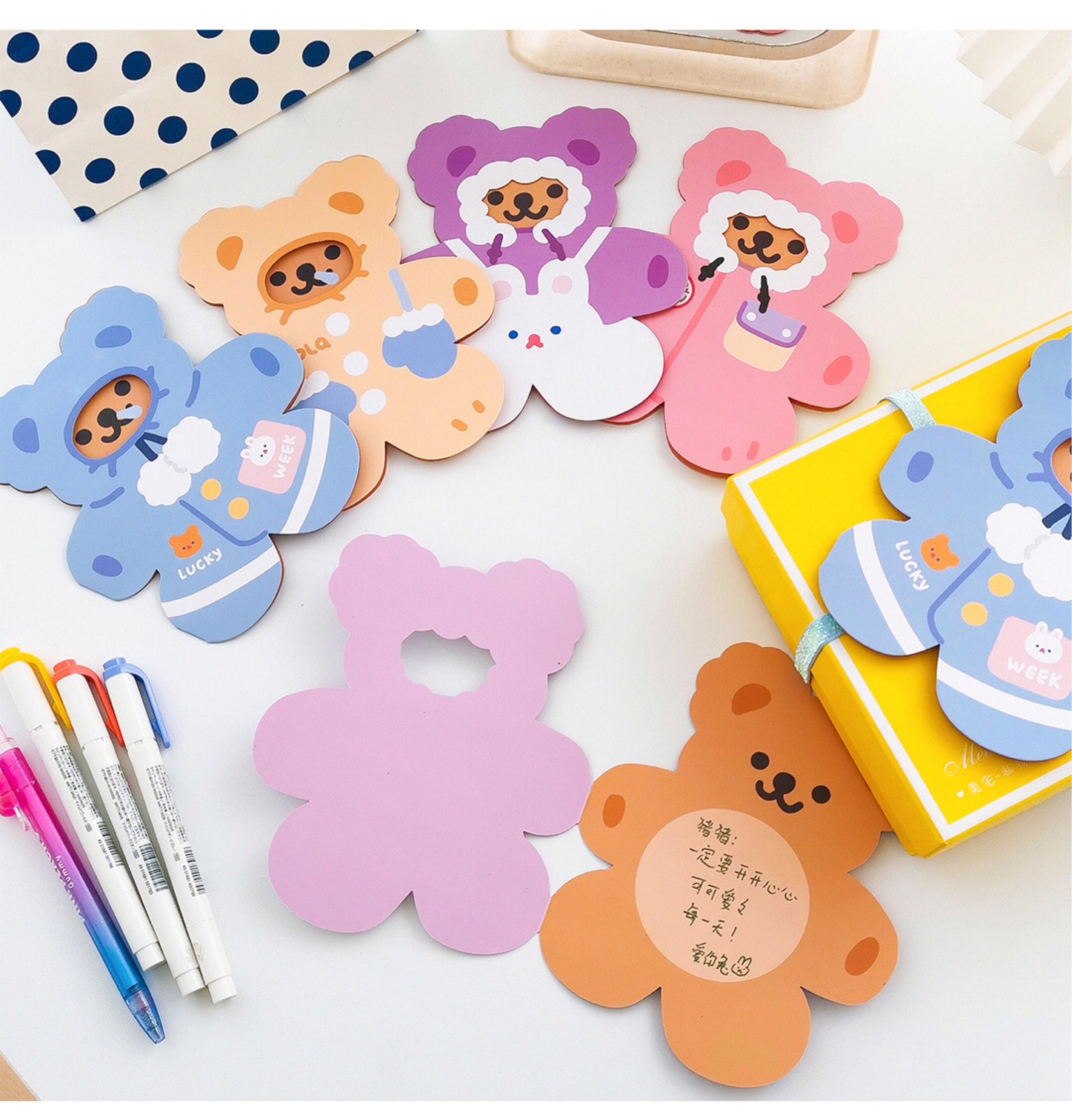 20 pieces Bear greeting card blessing card three-dimensional birthday card lovely birthday card