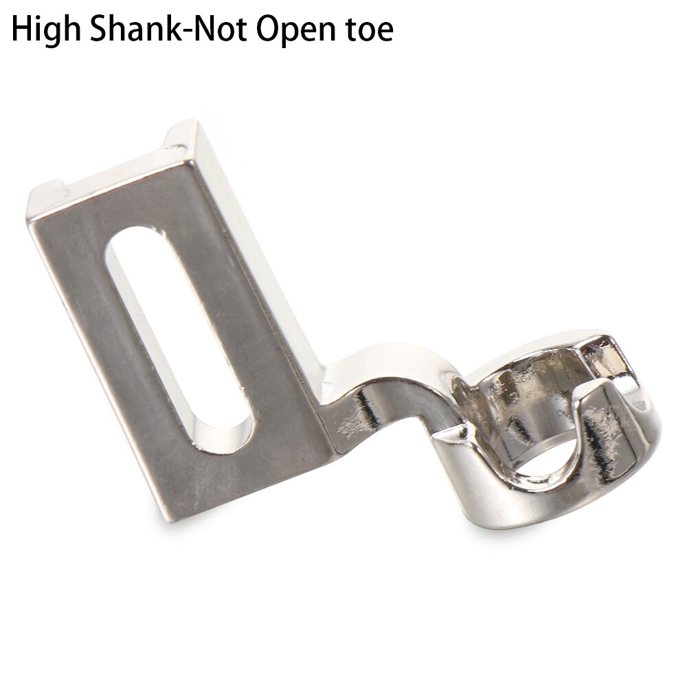 High Low Shank Presser Foot Ruler Foot For Singer Brother Sewing Machine Free Motion Darning Frame Sewing Ruler Quilting Tools: Not Open toe1