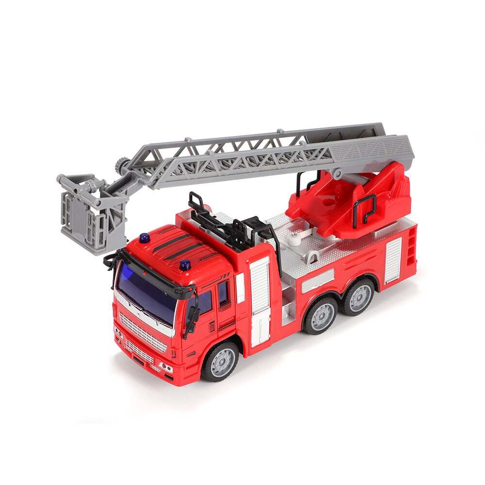 Giocattolo elettrico portatile telecomando camion dei pompieri modello giocattolo impostato ragazzo scala elettrica camion dei pompieri modello di camion dei pompieri elettrico per bambino