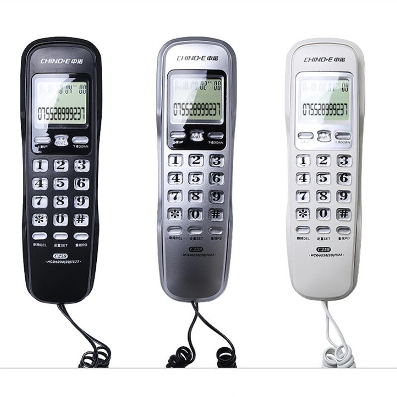 Wall Mounted Wired Corded Telephone Desktop Phone Office Landline phone Home Fixed Telephone Caller ID