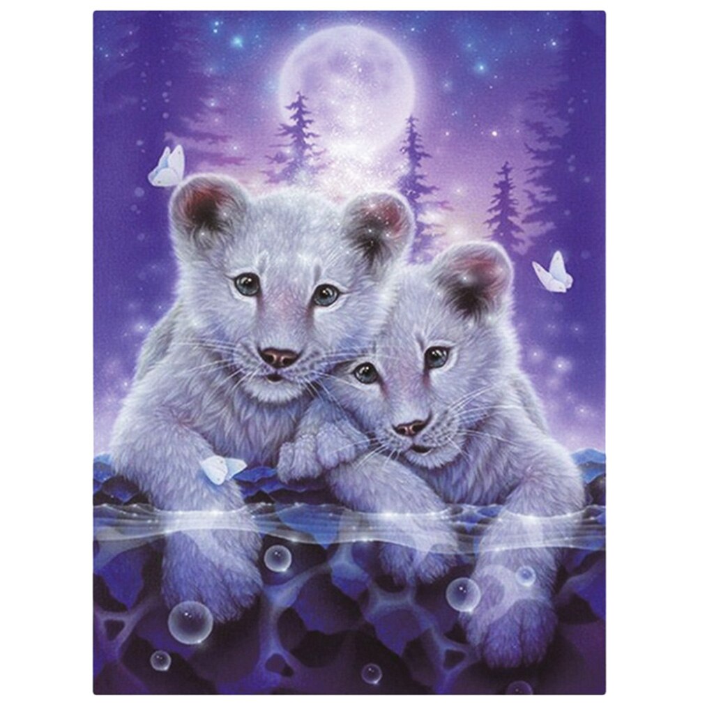 5D DIY Diamond Painting Diamond Painting Rhinestone Pictures Crafts Animal