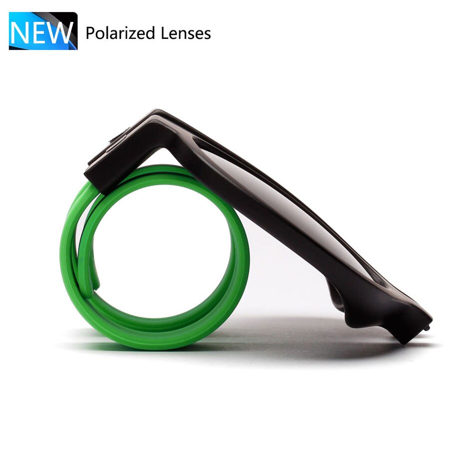 Slap Sunglasses Polarized Women Slappable Bracelet Sun Glasses for Men Wristband Fold Shades Oculos Colorful Mirror