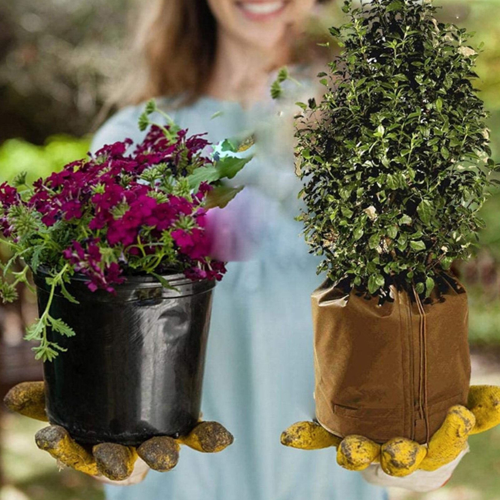 Winter Garden Insulation Tree Bag UV Cut Warm Basin Plant Pot Cover Cold And Wind Resistant For Tree Shrubs Accessary Tools