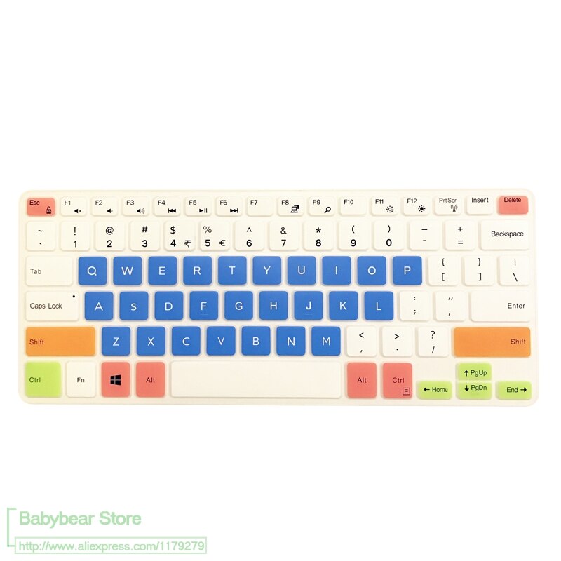 Silikon Tastatur Film Hülle für Dell Inspiron Breite 11 5000 5175 5179 10,8 zoll 11-5000 11 -5175 11-5179: candyblue