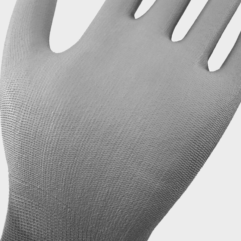 24 Pieces/12 Pairs Safety Mechanic Work Gloves Coated PU Nitrile Rubber Palm Knitted Nylon Gardening Gloves Man Shooting