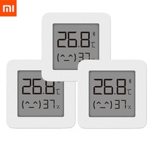 Termómetro higrómetro digital eléctrico inteligente inalámbrico xiaomi mijia 2 con bluetooth disponible en stock. funciona con la aplicación mijia.