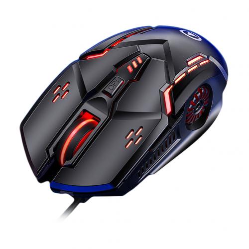 Più nuovo G5 Professionale Ergonomico Gaming Mouse 7 Colori di Retroilluminazione USB Wired Silenzioso Mouse Per Gamer 3200 Dpi Mouse Per PC/Del computer portatile: Black Silent