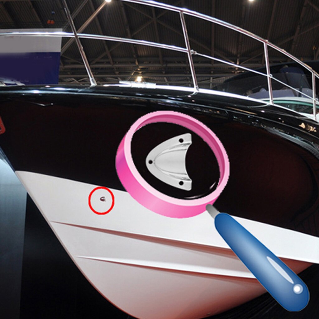 2.17 x 2.24 Inch 316 Stainless Large Steel Clam Shell Ventilator Wire Cable Vent Cover For Boat UV &amp; Weather Resistant