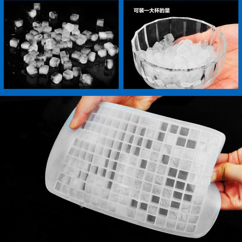 160 Grids Food Grade Silicone Ice Tray Fruit Ice Cube Maker Diy Creatieve Kleine Ice Cube Mold Vierkante Vorm Keuken accessoires