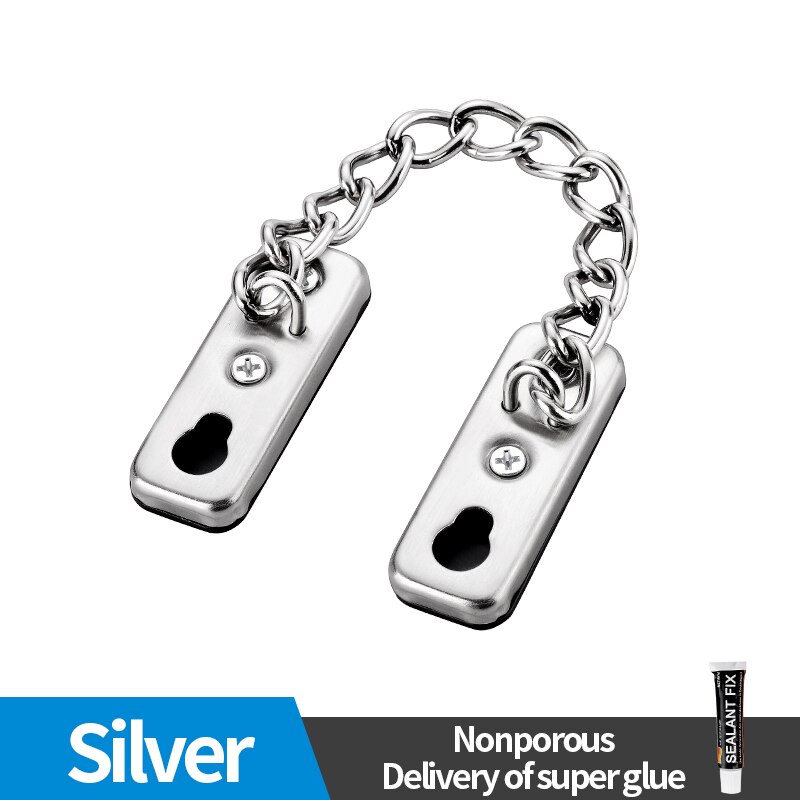 Chain Door Guard ·Security Door Chain Lock Anti-theft Door Chain Door Latch Door Lock Hardware: Bronze