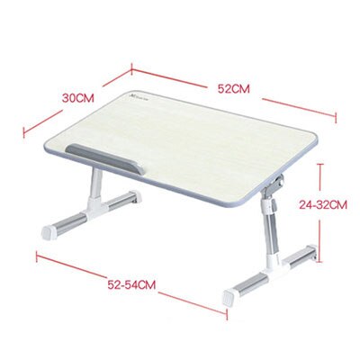 Adjustable Laptop Table Multifunction Computer Desk Students Dormitory Simple Studying Table Folding Portable Bed Desk: 3