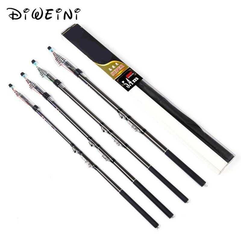 2.7m 3.6M 4.5M 5.4M 6.3M Spinning Fishing Rod M Power Telescopic Fishing Rod Carp Rock Rod Spinning Rods