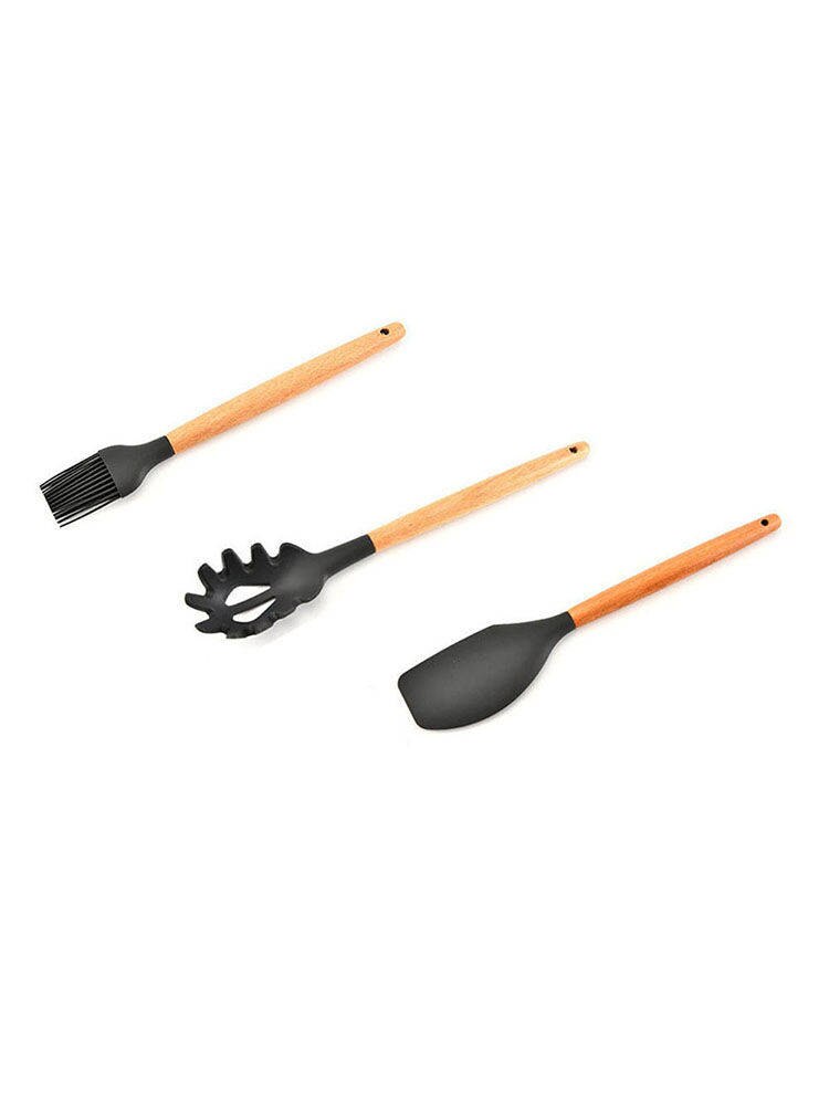 3Pcs/set Silicone Kitchen Utensil Set – For Cooking, BPA Free, Non Toxic Three Tools