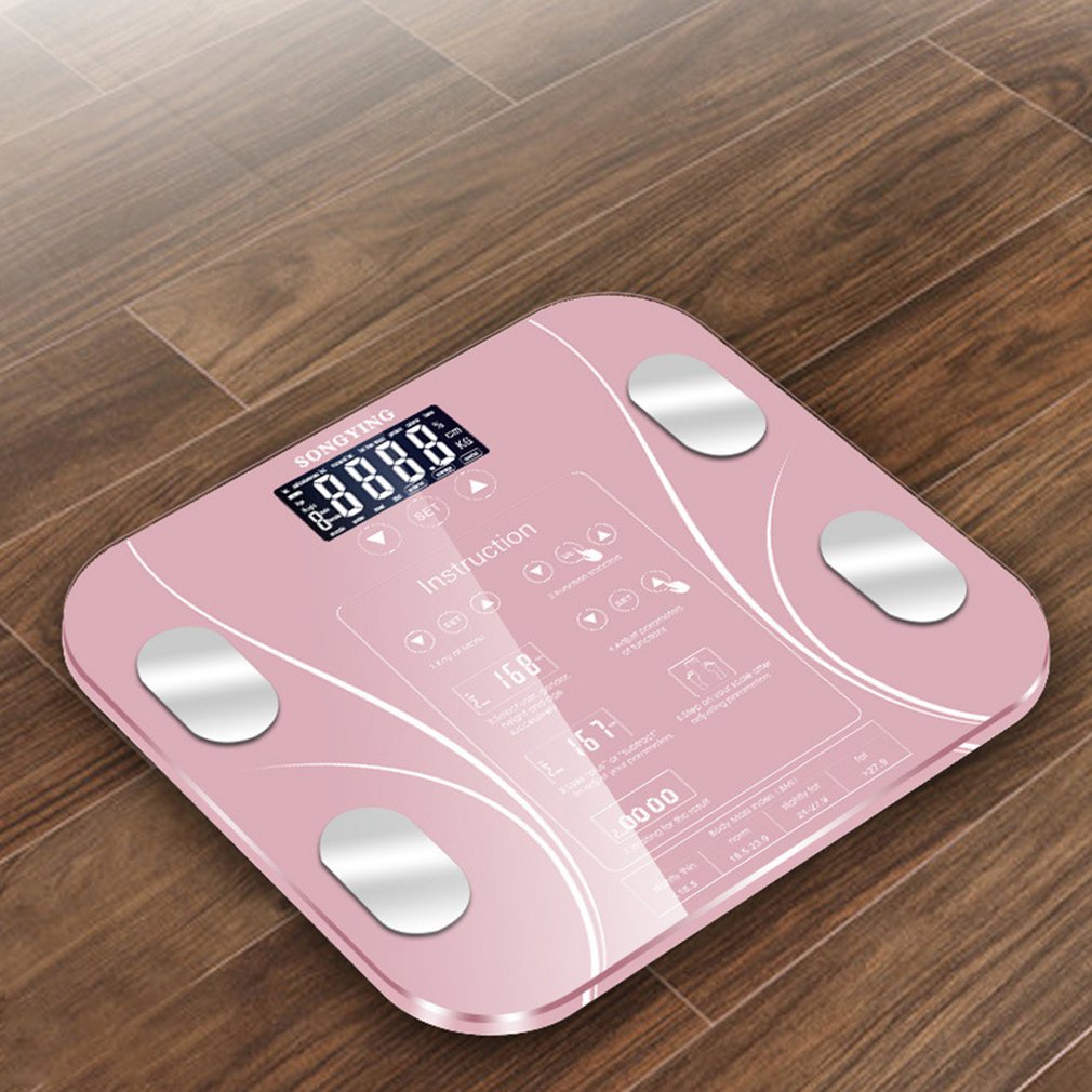 Electric Body Fat Scale Floor Balance Scales Body Composition Analysis Health Scale Household Weight Measuring Weighing Tool