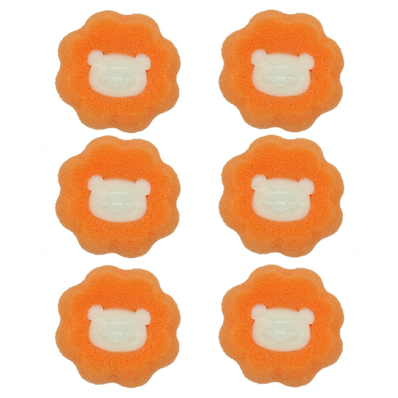 4/6/8 sztuk zestaw kulek robić prania urządzenie robić usuwania włosów narzędzie robić czyszczenia ubrań dla zwierząt domowych usuwanie łapacz kolektor włókien kula wielokrotnego użytku łapacz kłaków strona główna: Brązowy