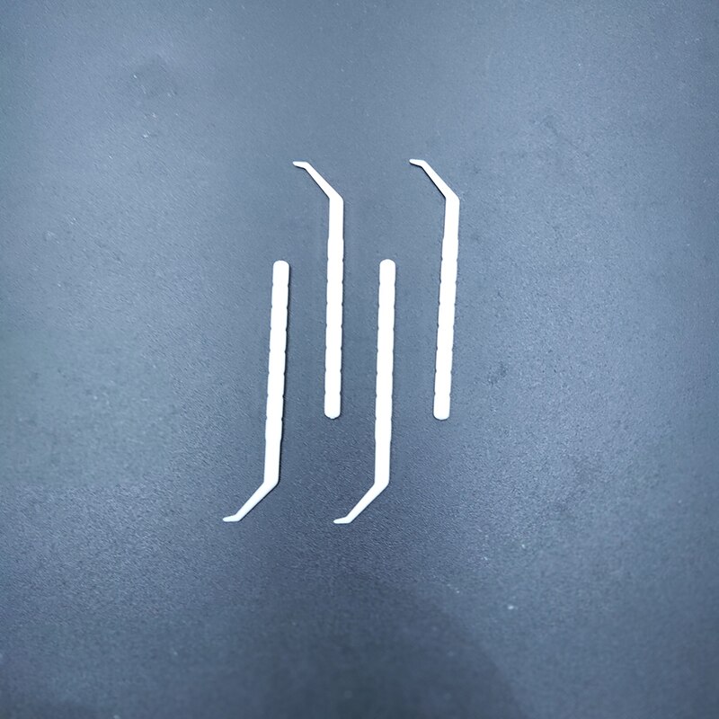 Abgewinkelt zahnstocher Scalerpick Weiß Kunststoff Haushalt Zähne Reinigung Gebogene Haken 2 Flasche 400 stück…