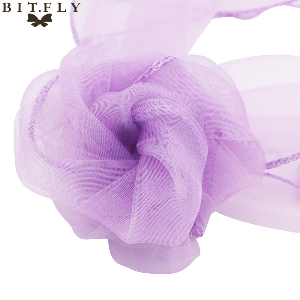 18cm*275cm Wedding and events Organza Chair Sashes Bow chair Covers for Christmas Party Banquet Decorations Home Textiles gold: lavender