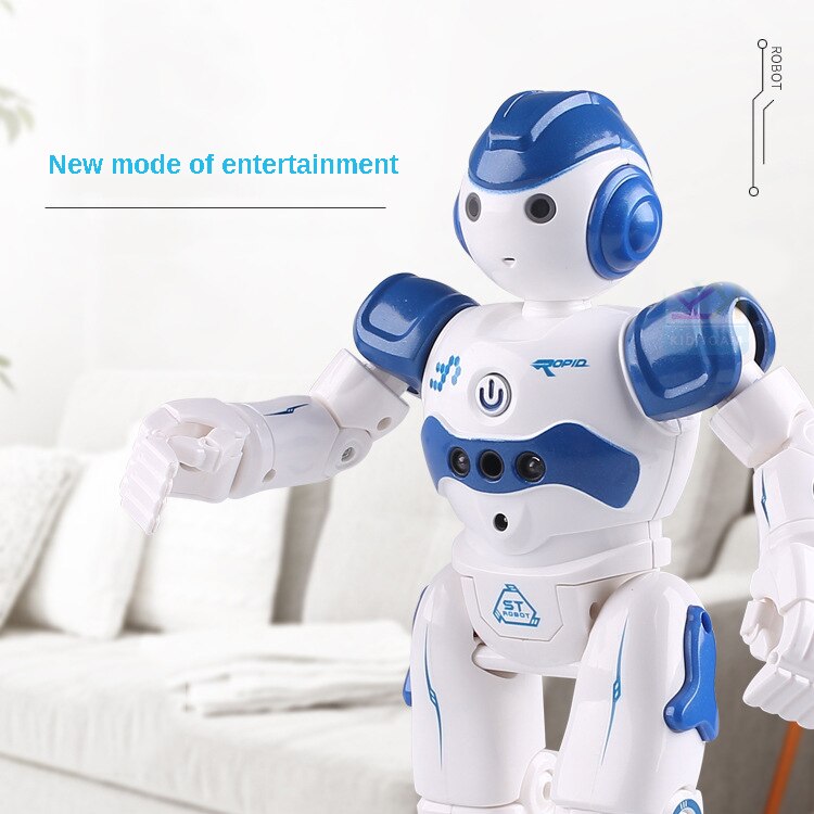 Remote Control Robot Intelligent Programmable Robot With Infrared Controller Toys,Dancing,Singing, LED Eyes Xmas For Boys