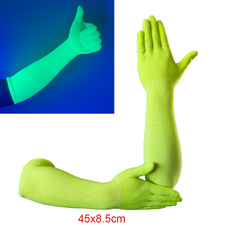 Glow in the dark Party Supplies Luminous Fluorescent Magic Glove Neon Party Year Hands Finger Night Light Decoration: army green