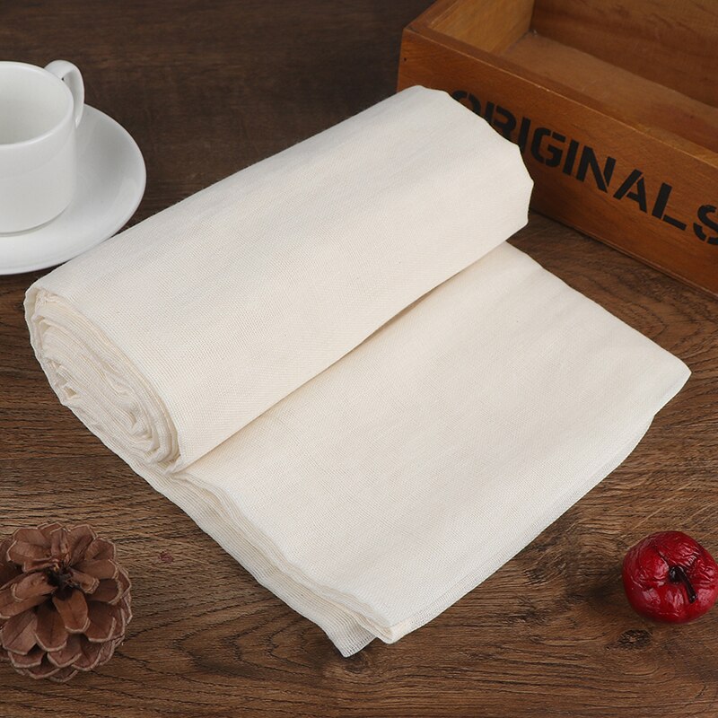 Cheesecloth Filter Cotton Cloth Cheesecloth Gauze Breathable Bean Bread Cloth Fabric 150*150cm