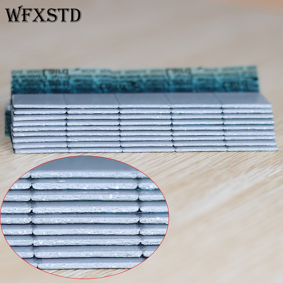Wfxstd 1mm silicon gpu lämpötyyny laird kannettavan tietokoneen grafiikkamuistiin beiqiao prosessori gpu lämpösilica pad flex 740 johtava tyyny