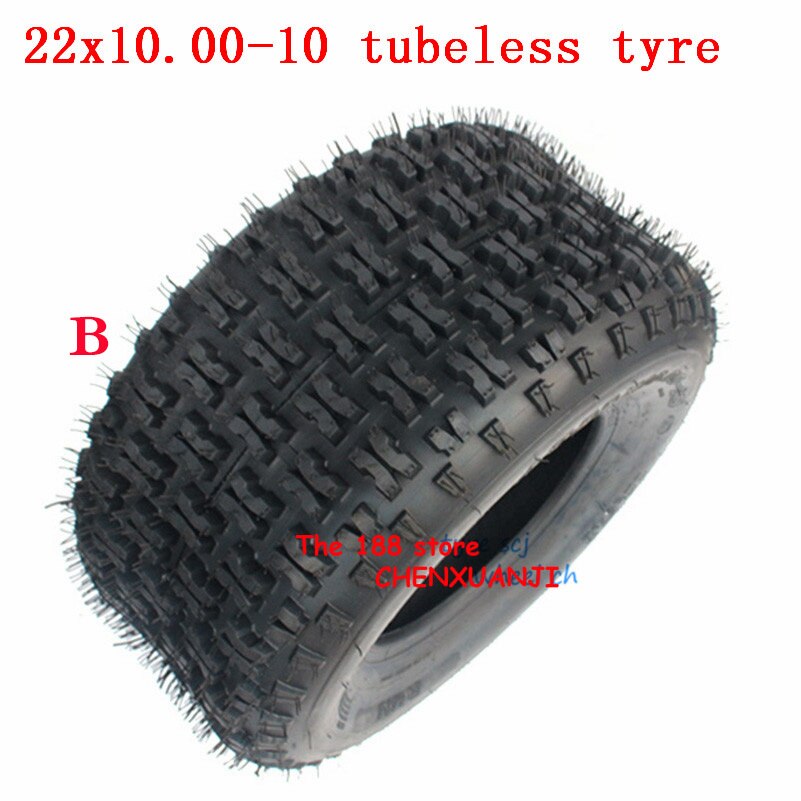 22x10-10 Tire 22x10.00-10 4Ply Snow / Mud Tyre Lawnmower Garden Tractor ATV Buggy Go Karts Vacuum Wheel Tire