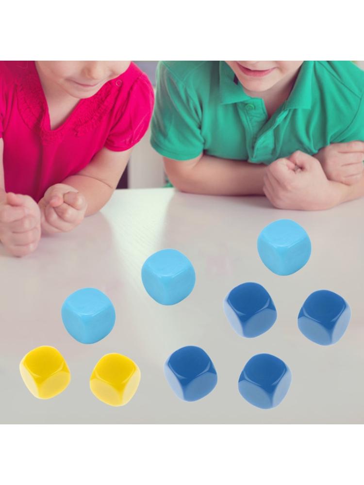 Neue 20 stücke 16mm Würfel Filetiert Ecke leer Würfel DIY Engravable Würfel 6 Seitige Poker Glücksspiel Würfel Gremium Spiel lehre Würfel