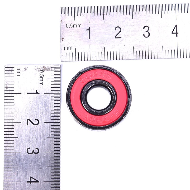 10Pcs/set 608 2RS Bearings Deep Groove Steel Sealed Ball Bearings 608RS 608-2RS