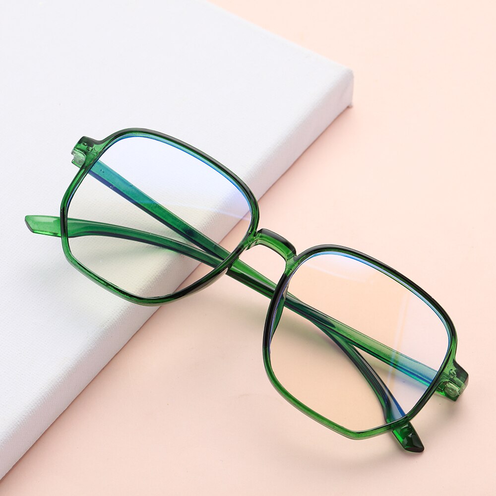 Monturas de gafas para hombre y mujer, monturas de gafas de óptica cuadradas, a la , transparentes