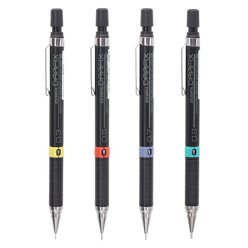 Zebra Automatic Pencil / Dm5-300 / Student Drawing Activity Pencil 0.3 Lead Test Pencil 0.5/0.7/0.9mm Official Or School Supply
