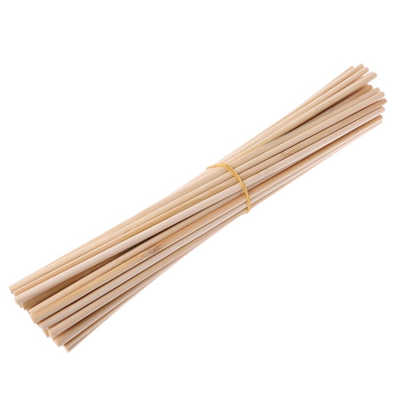 50Pcs Wooden Plants Grow Support Bamboo Sticks Garden Flower Support Stick Cane