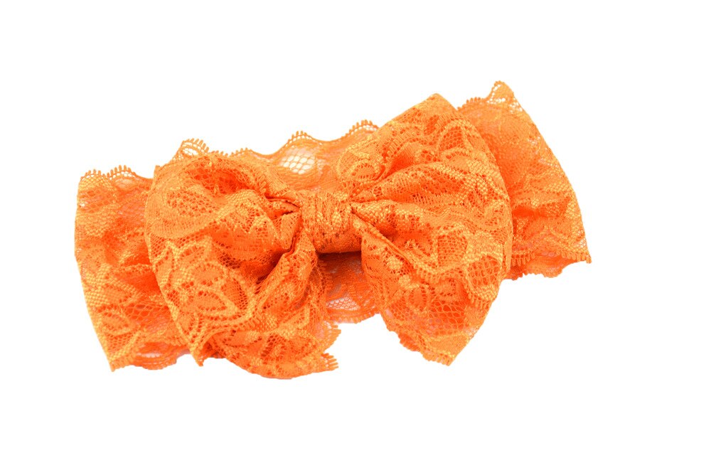 Kinderen Kant Sjaal Grote Vlinder Haarband Baby Hoofdband Hollow Baby Elastische Hoofdtooi Baby Meisje Hoofdbanden Baby Accessoires: 5