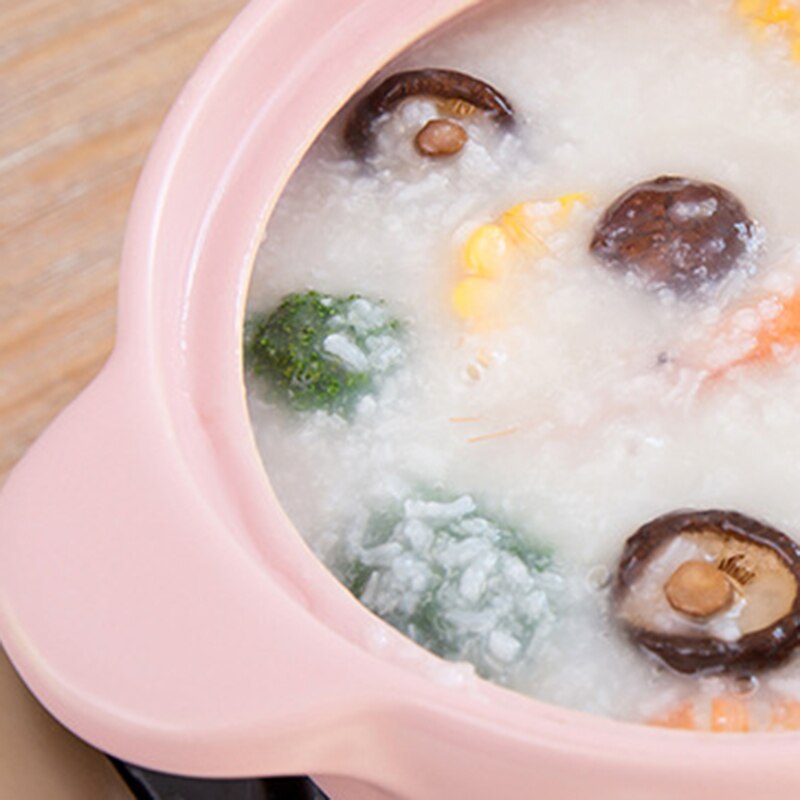 1000Ml Pink Pig High Temperature Resistance Casserole Handle Ceramic Cooker Kitchen Supplies