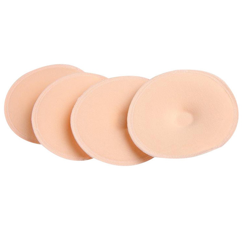 4Pcs Babyvoeding Borst Pad Wasbare Verpleging Pad Zachte Absorberende Herbruikbare Nursing Anti-Overflow Moederschap Verpleging Pad