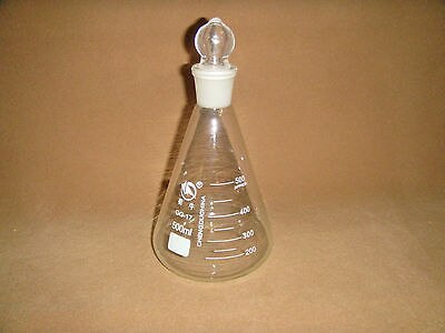 500mL Conical Flask,with 24/29 Joint and Glass Stopper,lab Glassware