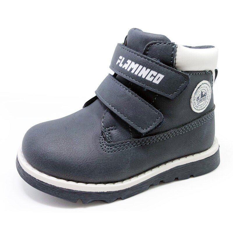 Flamenco otoño niños botas zapatos de los niños de tobillo niños zapatos con gancho y bucle para los niños pequeños 202B-Z23-2122/2123: 202B-Z23-2123 / 22