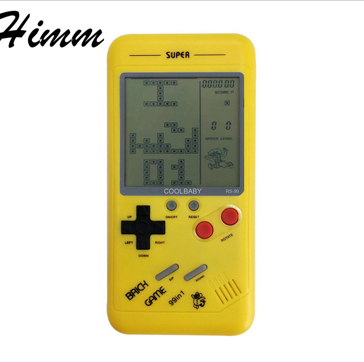 Coolbaby 3.5-Inch Scherm Klassieke Tetris Game Console Student Handheld Klassieke Nostalgische Kinderen Puzzel Handheld Game