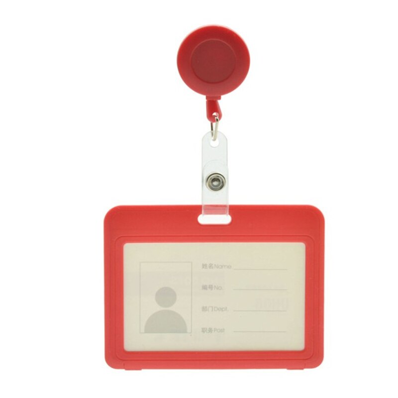 ID Abzeichen Halter Name Tag Mitarbeiter Visitenkarte Student karte abdeckung pass halter id karte halter Schule Büro Liefert: red horizon