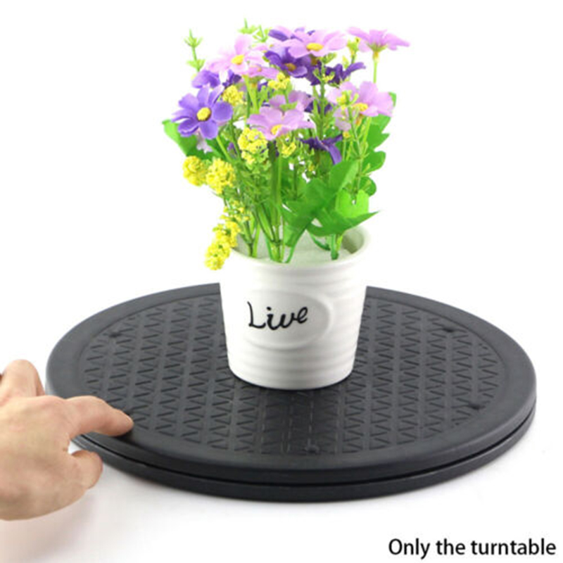 30cm Heavy Duty 360o Rotating Display Platform Turntable Revolving Stand Round