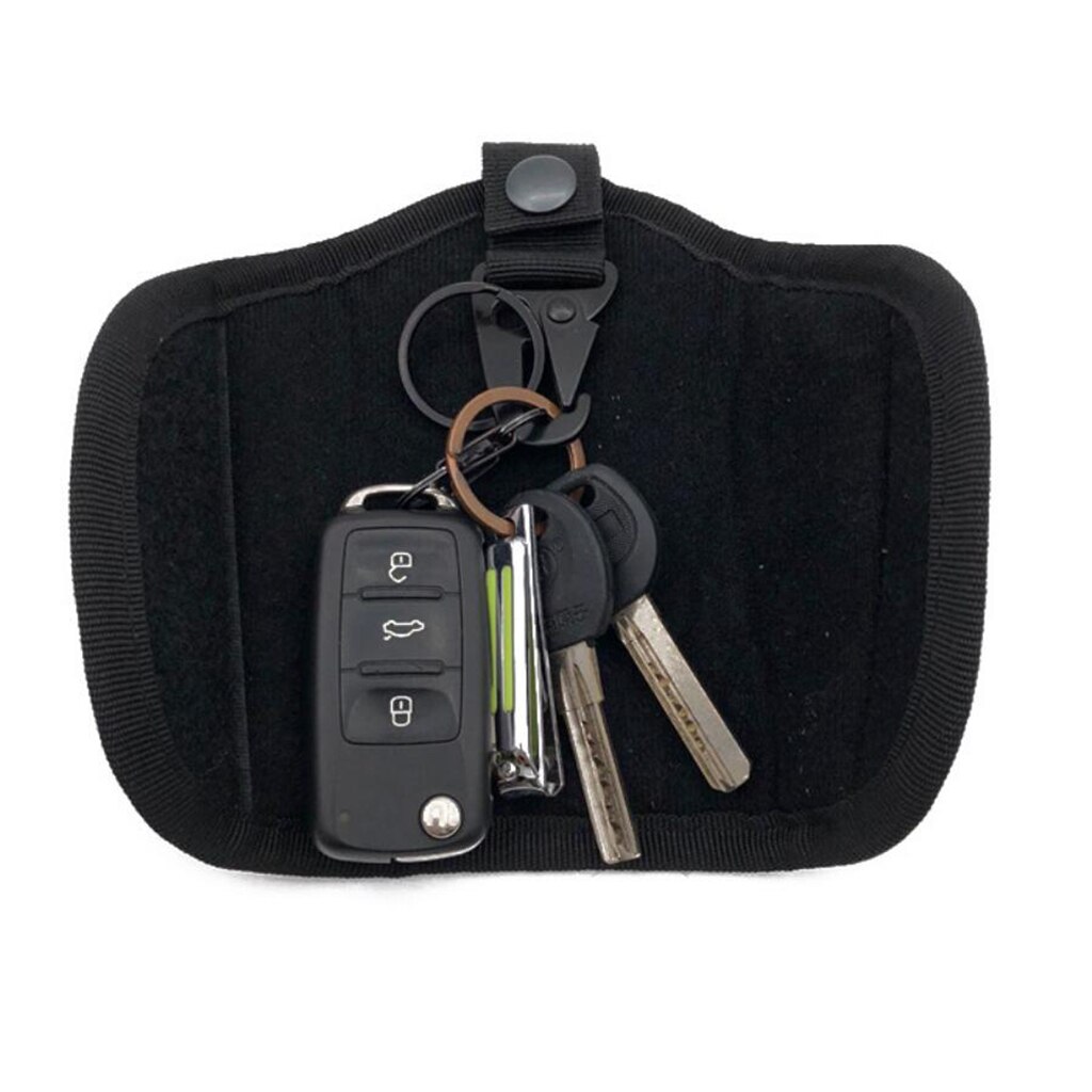 Silent Key Holder Wallet Key Bag Pouch Case Keychain Organizers