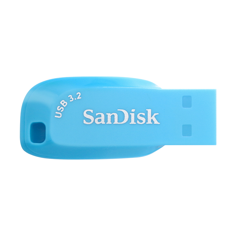 SanDisk USB 3.2 clé USB CZ410 clé USB originale 32GB 64GB 128GB jusqu'à 100 Mb/s mémoire U disque clé USB pour ordinateur bleu: 128 Go