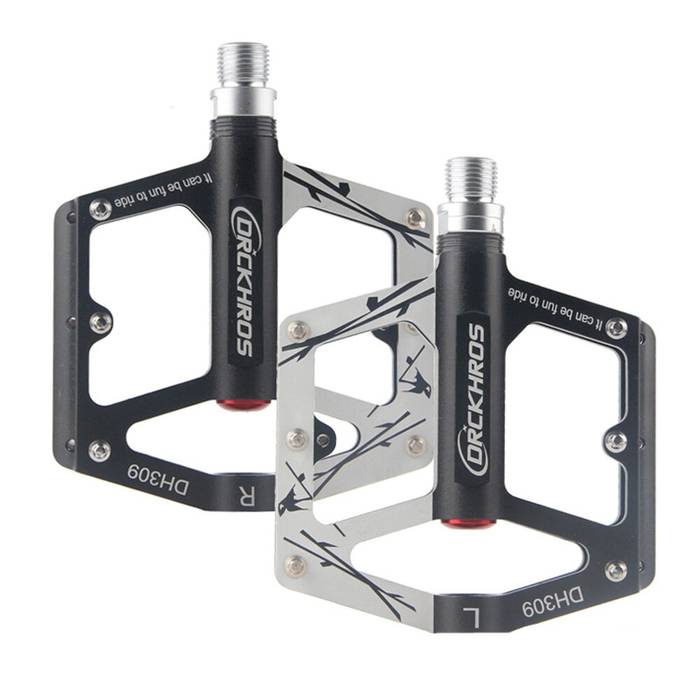Pedal plano de liberación rápida para bicicleta de montaña, pedales de bicicleta de carretera, Material de aleación de aluminio, pieza de ciclismo BMX, abrazadera antideslizante