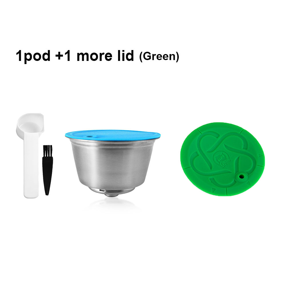 Voor Dolce Gusto Herbruikbare Koffiecapsules Voor Nescafe Picolo Xs Roestvrijstalen Recycle Pod Repuesto Navulbare Koffiefilter: Marineblauw